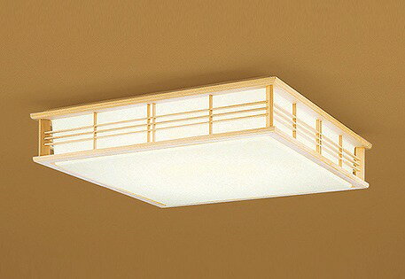 オーデリック　OL251594R　シーリングライト 12畳 調光 調色 和風 リモコン付属 LED一体型 電球色～昼光色 白木