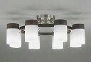 オーデリック OC257068NR(ランプ別梱) シャンデリア 12畳 非調光 LEDランプ 昼白色 エボニーブラウン