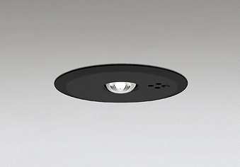 オーデリック　OR036307K1　非常灯・誘導灯 埋込穴φ100 リモコン別売 LED一体型 昼白色 浅型 低天井・小空間用(～3m) ブラック