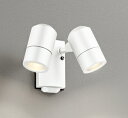 オーデリック OG264091 エクステリア スポットライト ランプ別売 LEDランプ 人感センサー付 防雨型 オフホワイト
