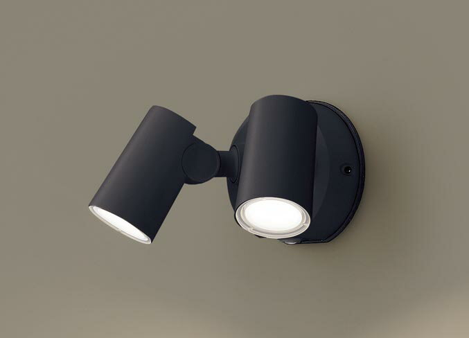 パナソニック LGWC40484LE1 スポットライト 壁直付型 LED(温白色) 拡散 防雨型 ON/OFF型(連続点灯可能) 明るさセンサ付 パネル付型 オフブラック