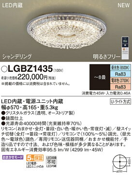 【最大44倍お買い物マラソン】パナソニック　LGBZ1435　シーリングライト 天井直付型LED(昼光色 電球色) リモコン調光 リモコン調色〜8畳