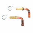ミヤコ 継手・貫通継手 MRH15L ホース・銅管用エルボセット 寸法 12.7×15