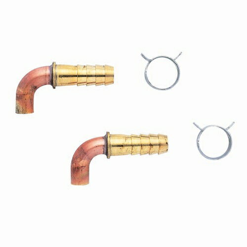 ミヤコ 継手・貫通継手 MZH15L ホース・銅管用同径エルボセット 寸法 12.7×15