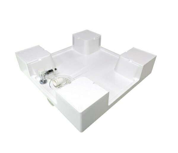 ミヤコ 【MBS6060 600X600】 600角洗濯機パン 水栓付 トラップ別売