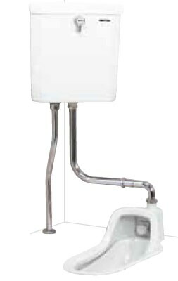 簡易水洗便器 ネポン　ATJ-209　プリティーナ 和式 給水タンク パンタロン方式 ホワイト [♪■] 【関東限定】