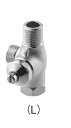 水栓金具 三栄水栓 B4131DN-L-13 D式分岐バルブ 共用形 左仕様