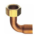 配管用品 三栄水栓 T56-2-20X22.22 ナット付銅管エルボ 銅管用ツギテ・ソケット