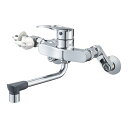 水栓金具 三栄水栓 K17111EDK-13 シングル分岐混合栓 寒冷地用