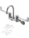 水栓金具 三栄水栓 K211H-1-13 ツーバルブ混合栓 バスルーム用