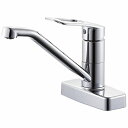 水栓金具 三栄水栓 K77CEK-13 シングル台付混合栓 キッチン用 節水水栓 寒冷地用(4)