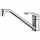 水栓金具 三栄水栓 K87111EAJV-13 シングルワンホール混合栓 キッチン用 節水水栓