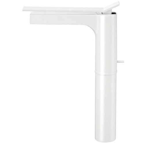 水栓金具 三栄水栓　K4732PJK-2T-WJP-13　シングルワンホール洗面混合栓 洗面所用 寒冷地用 グロスホワイト