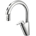 水栓金具 三栄水栓 AEK8700E シングル混合栓(音声認識&センサー式)