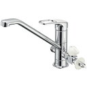 水栓金具 三栄水栓 K87112ETJK-V2S シングルワンホール分岐混合栓 寒冷地