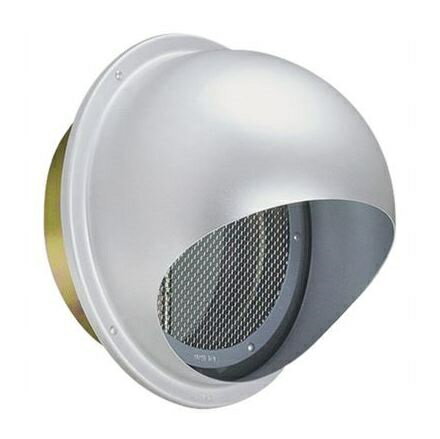 換気口 西邦工業　SFND125　外壁用アルミ製換気口 セルフード 同芯金網型10メッシュ 防火ダンパー付　[♪■]