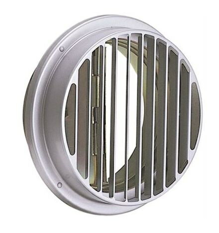 換気口 西邦工業　STD100FS　外壁用ステンレス製換気口 ベントキャップ 厚型 縦ガラリ 防火ダンパー付 ..