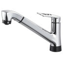 水栓金具 三栄水栓 EK87121E-D7N-13 シングル混合栓 タッチ式 キッチン用 節水水栓 ホース引出し式