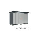 タクボ物置 B-3314 物置 一般型 標準屋根 BELOS Bシリーズ 背面棚タイプ 両引き 間口3330mm 奥行1400mm ♪