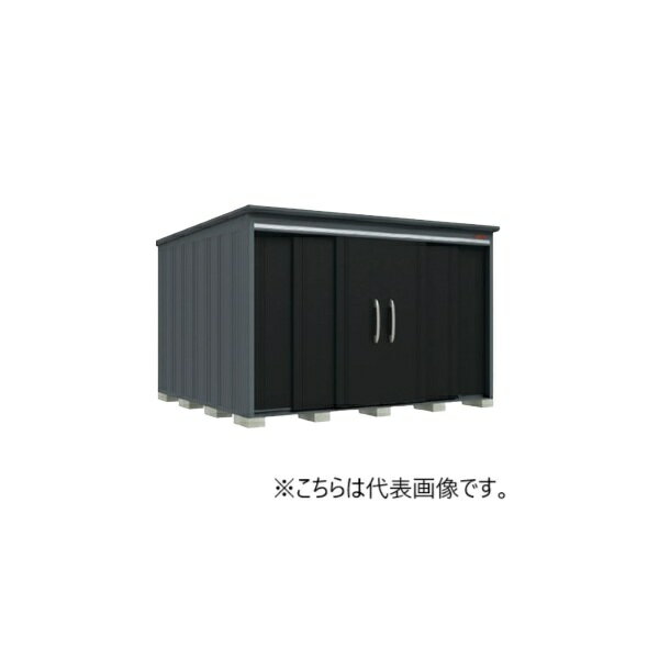 タクボ物置 B-3330Y 物置 一般型 標準屋根 BELOS Bシリーズ 側面棚タイプ 両引き 間口3330mm 奥行3000mm ♪