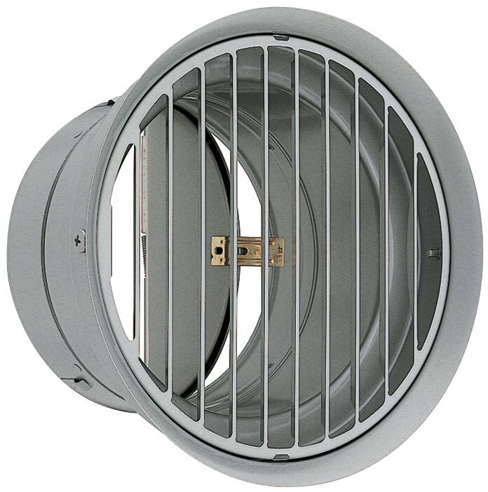 ユニックス NSG125AL10MDSP 換気扇 厚型グリル 縦ガラリ 左吹き 防火ダンパー付 72℃型式 10メッシュ ♪