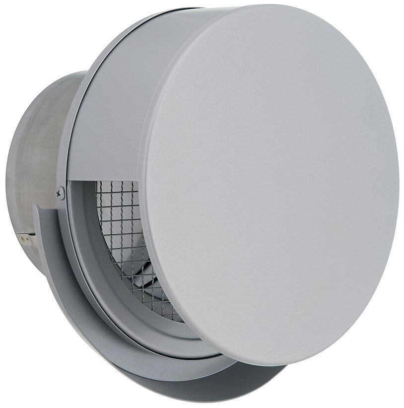 換気扇 ユニックス　BSW150SCR10MDSP　丸型フラットカバー付 メッシュ 防火ダンパー付 72℃型式 10メッシュ [♪■]
