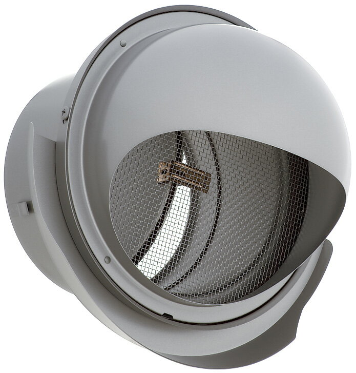 ユニックス SHW125AKR3MDSQ 換気扇 丸型フード防火ダンパー付 120℃型式 3メッシュ ♪