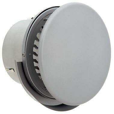 ユニックス BSG100ABRDSP 換気扇 丸型フラット板 横ガラリ 防火ダンパー付 72℃型式 ♪