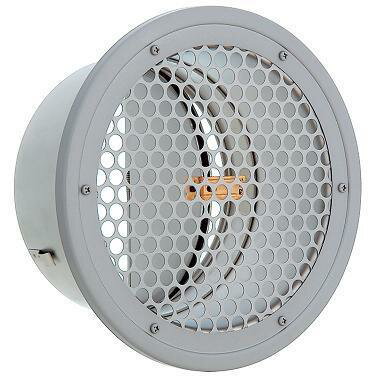 換気扇 ユニックス 薄型グリル 丸目パンチング 防火ダンパー付 【SP125ADSP】 72℃型式 [♪■]