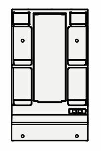 クリナップ ミラーキャビネット M-H601GAEH BGAシリーズ 間口60cm 1面鏡 LEDランプ 奥行7cm 高さ102.5cm ♪△