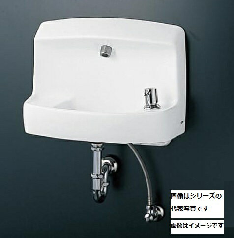 TOTO 手洗器 LSK870BSR 壁掛手洗器セット 自閉式水栓(埋込) 床給水 床排水 Sトラップ ♪■