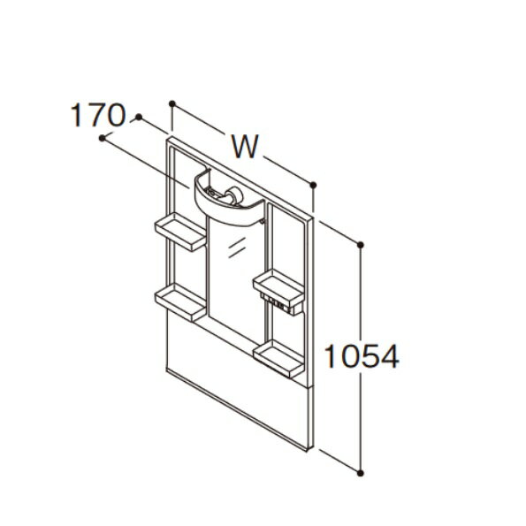 TOTO ʉϑ ϋ LMAS060A1GDC1G AV[Y 1ʋ LEDv GR~[ Ԍ600mm 