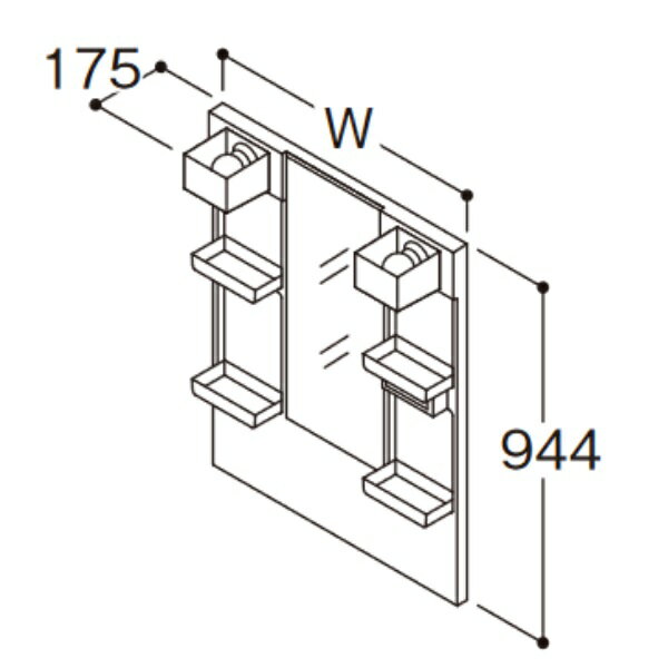 TOTO ʉϑ ϋyLMA754DzAV[Y 1ʋ(1800mmΉ) LEDv GR~[Ȃ Ԍ750mm []