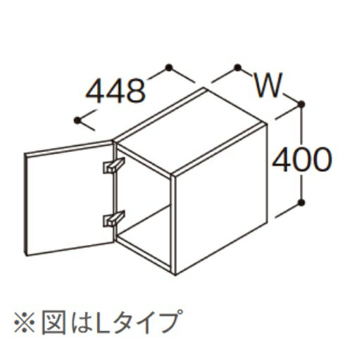 TOTO トール用ウォールキャビネット【LWA151T R/L】Aシリーズ 1枚扉 間口150mm 受注生産品 ♪⇔§