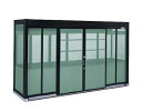 【関東限定配送】ヨド物置 ダストピット DPHS-3908 Hタイプ(DPH型) 間口3m92cm ×奥行86cm 積雪型 ゴミ収集庫 集合住宅用 特注品 [§...