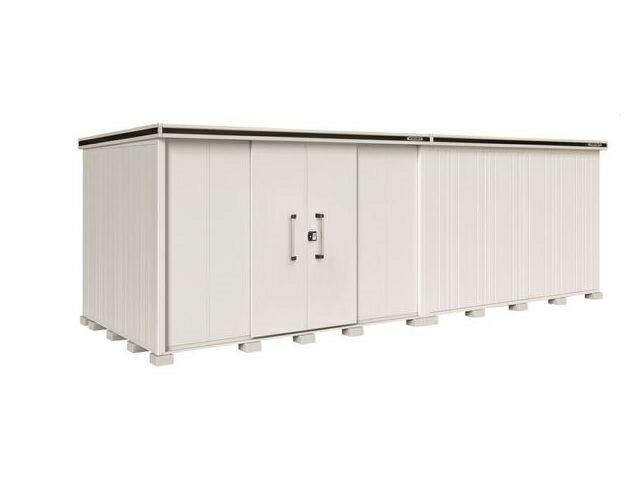 【関東限定配送】ヨド物置 エルモ LMDS-7225HL 間口7m24cm ×奥行2m57cm 背高Hタイプ 積雪型 引き分け戸タイプ 扉位置左側 受注生産品 [♪▲§]