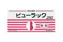 【商品説明】 ビューラックは結腸粘膜に直接作用する刺激性下剤で，大腸の蠕動（ぜんどう）運動を促進し，おやすみ前に服用することにより，翌朝にはおだやかなお通じが期待できる便秘薬です。 ●1日量（3錠）中にビサコジル15mg含有 ●便秘におだやかな効き目 【効能・効果】 便秘、便秘に伴う次の症状の緩和：頭重・のぼせ・肌あれ・吹出物・食欲不振(食欲減退)、腹部膨満、腸内異常醗酵・痔 【用法・用量】 15才以上1回2?3錠、11才以上15才未満1回1?2錠を1日1回就寝前に服用して下さい。 ・ただし、初回は最小量を用い、便通の具合や状態をみながら少しずつ増量又は減量して下さい。 用法関連注意 （1）定められた用法・用量を厳守してください。 （2）本剤は強い作用の便秘薬ですので服用には十分ご注意ください。 （3）小児に服用させる場合には，保護者の指導監督のもとに服用させてください。 （4）本剤は腸溶錠ですので，錠剤をかんだり，割ったり，つぶしたりせずにそのまま服用してください。 （5）空腹時に服用してください。 （6）制酸剤や牛乳をのんでから1時間以内は服用しないでください。 （7）錠剤の取り出し方 錠剤の入っているPTPシートの凸部を指先で強く押して裏面のアルミ箔を破り，取り出してお飲みください。 （誤ってそのまま飲み込んだりすると食道粘膜に突き刺さる等思わぬ事故につながります。） 【成分】1日量(3錠中) ビサコジル(2(44'-ジアセトキシジフェニルメチル)ピリジン)・・・15mg 添加物 乳糖水和物，トウモロコシデンプン，ヒドロキシプロピルセルロース，クロスポビドン，メタクリル酸コポリマーLD，ラウリル硫酸ナトリウム，ポリソルベート80，クエン酸トリエチル，タルク，白糖，アラビアゴム，ゼラチン，沈降炭酸カルシウム，酸化チタン，マクロゴール，カルメロースナトリウム，カルナウバロウ，ステアリン酸マグネシウム，赤色3号 【使用上の注意】 ■してはいけないこと （守らないと現在の症状が悪化したり，副作用が起こりやすくなります） 1．本剤を服用している間は，次の医薬品を服用しないでください。 他の瀉下薬（下剤） 2．大量に服用しないでください。 ■相談すること 1．次の人は服用前に医師または薬剤師に相談してください。 （1）医師の治療を受けている人。 （2）妊婦または妊娠していると思われる人。 （3）次の症状のある人。 はげしい腹痛，悪心・嘔吐 2．次の場合は，直ちに服用を中止し，この添付文書を持って医師または薬剤師に相談してください。 （1）服用後，次の症状があらわれた場合 ［関係部位：症状］ 消化器：はげしい腹痛，悪心・嘔吐 （2）1週間位服用しても症状がよくならない場合 3．次の症状があらわれることがあるので，このような症状の継続または増強が見られた場合には，服用を中止し，医師または薬剤師に相談してください。下痢 【保管及び取扱い上の注意】 （1）直射日光の当たらない湿気の少ない涼しい所に保管してください。 （2）小児の手の届かない所に保管してください。 （3）誤用をさけ，品質を保持するために他の容器に入れかえないでください。 【販売元】 皇漢堂製薬株式会社 住所：兵庫県尼崎市長洲本通2丁目8番27号 問い合わせ先：お客様相談窓口 電話：フリーダイヤル　0120-023520 受付時間：平日9：00?17：00（土，日，祝日を除く） 【広告文責】 有限会社起福 TEL：072-626-3399 文責：登録販売者：木村宜由 【区分】 第2類医薬品