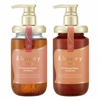 ＆honey Creamy EXダメージリペアセットシャンプー1.0（450g）＆トリートメント2.0（450g）【アンドハニー】（SP4589546893858/TR4589546893865）