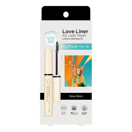 【メール便 300円 対応 1～4個まで】【msh】Love Liner ラブ・ライナー オールラッシュマスク ロング＆セパレート ディープブラック 6.5g