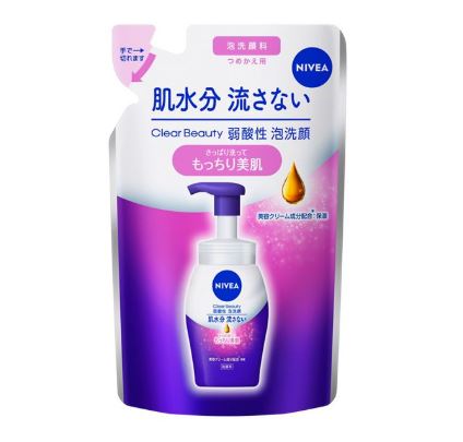 【花王】ニベア クリアビューティー 弱酸性泡洗顔 もっちり美肌 つめかえ用 (130ml) 【花王】ニベア クリアビューティー 弱酸性泡洗顔 もっちり美肌 つめかえ用 (130ml)
