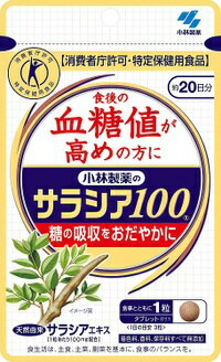 【小林製薬】小林製薬の栄養補助食品 サラシア100　60粒（約20日分）