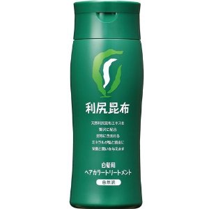 白髪用　利尻ヘアカラー　トリートメント　ライトブラウン　200g【5個以上お買い上げで送料無料になります（沖縄・北海道・離島を除く）】