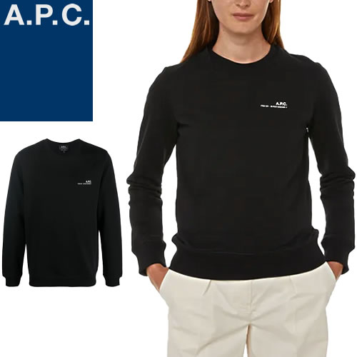 【美品】A.P.C. アーペーセー ピンク クルーネック　スウェット 裏起毛 A.P.C. アーペーセー トレーナー TINA スウェットシャツ