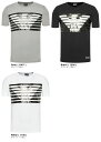 エンポリオ アルマーニ EMPORIO ARMANI EA7 Tシャツ 半袖 クルーネック 丸首 メンズ ロゴ コットン 大きいサイズ ブランド 白 黒 ホワイト ブラック グレー T-SHIRT 3LPT60 PJ3NZ [ゆうパケ発送]