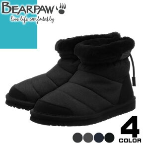 ベアパウ BEARPAW スノーブーツ スノーシューズ ウィンターブーツ ショートブーツ レディース 日本正規品 ボア 防寒 撥水 滑らない アウトドア 通勤 通学 大きいサイズ ブランド プレゼント 黒 ブラック ネイビー