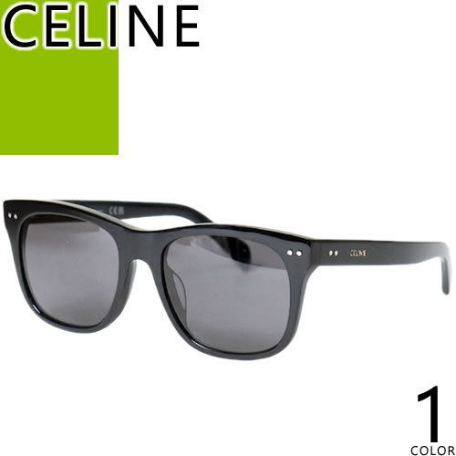 CELINE - セリーヌ CELINE サングラス シン レディース メンズ スクエア ウェリントン 2026年春夏新作 アイウェア ロゴ セルフレーム UVカット ブランド 運転 メガネ 眼鏡 黒 ブラック THIN CL40322U
