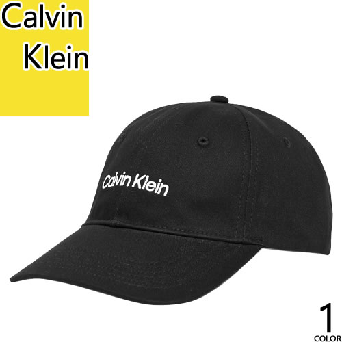 カルバンクライン Calvin Klein キャップ 帽子 メンズ レディース 2026年春夏新作 ベースボールキャップ UVカット ロゴ 刺繍 カジュアル 深め 大きめ 大きいサイズ おしゃれ ブランド ゴルフ 黒 ブラック EMBROIDERY BASEBALL CAP 4D5003G 