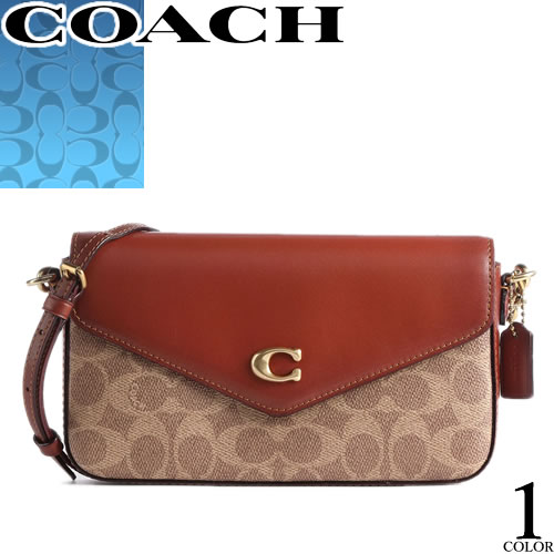 コーチ クロスボディ バッグ（レディース） コーチ COACH バッグ ショルダーバッグ ウィン クロスボディ レディース お財布 ショルダー 横型 使いやすい 斜めがけ ブランド 大人 小さい 軽量 ベージュ タン WYN CROSSBODY C8442