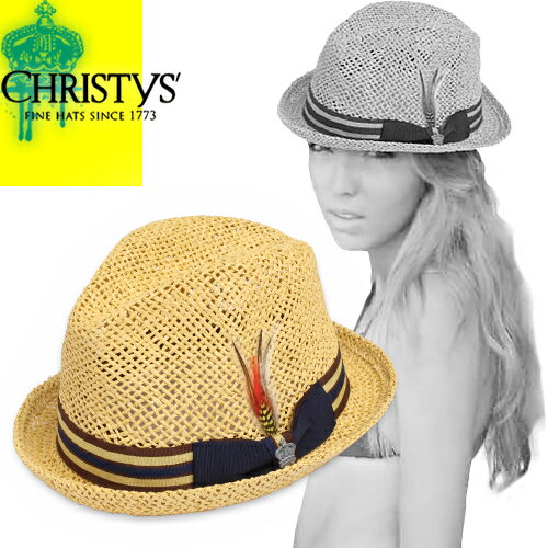 楽天MSS（エムエスエス）Christys' HAT クリスティーズ ハット 中折れハット 麦わら帽子 帽子 ストローハット レディース メンズ ユニセックス サマーハット 夏 UVカット 紫外線対策 日焼け対策 大きいサイズ ブランド