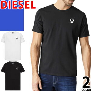 ディーゼル DIESEL Tシャツ メンズ 2020年春夏新作 半袖 トップス インナー クルーネック カジュアル ブランド 大きいサイズ 黒 白 ブラック ホワイト T-RUBIN-POCKET-J1 00SASJ 0AAXJ 900 100 [メール便発送]